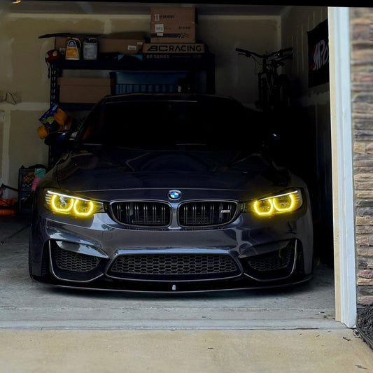 BMW M3/M4/4 Series CSL Yellow DRL LED Headlights F80/F82/F83/F32/F33/F36 2014-16
