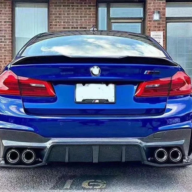 M Performance Pro Style Rear Trunk Roof Spoiler Lip Wing For BMW G30 G38 F90 M5 M5+ 2017-2023