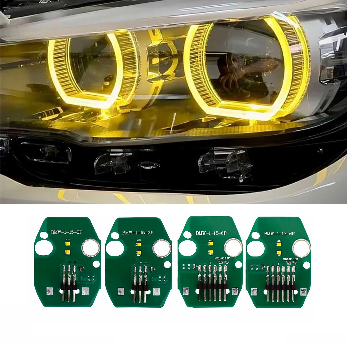 BMW F20 F21 - 1 series Yellow DRL’s Module Set 2016 - 2019