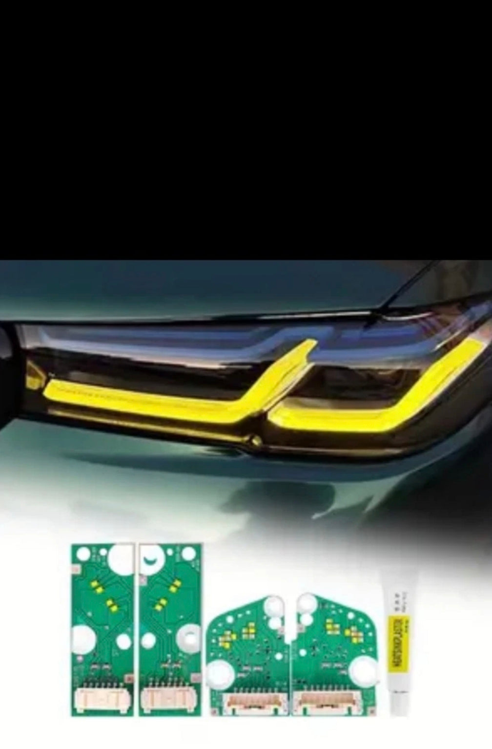 BMW 5 series LCI 2021-2023 G30 G31 F90 Lemon Yellow DRL Module