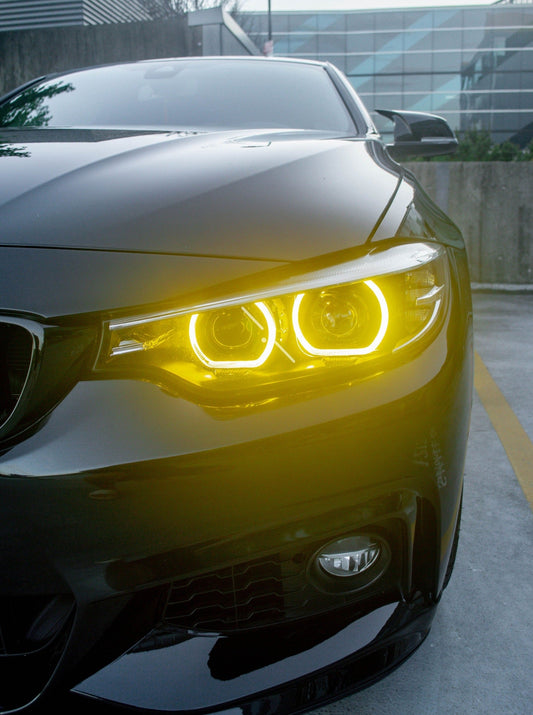 BMW M3/M4/4 Series CSL Yellow DRL LED Headlights F80/F82/F83/F32/F33/F36 2014-16