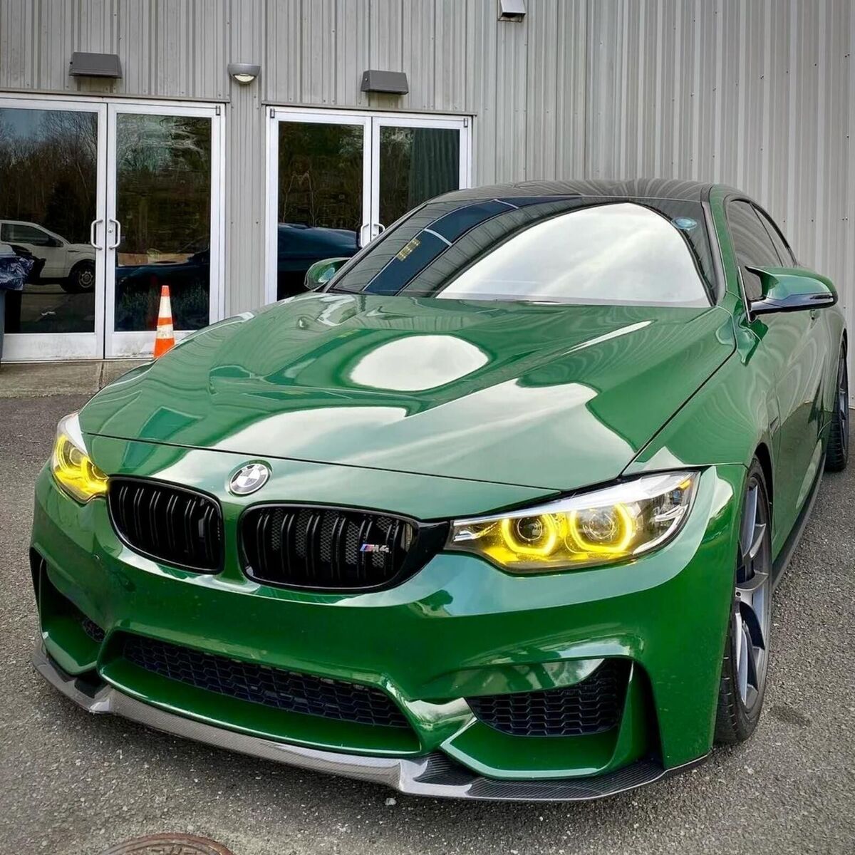 BMW M3/M4/4 Series CSL Yellow DRL LED Headlights F80/F82/F83/F32/F33/F36 2017-20 LED NON-ADAPTIVE